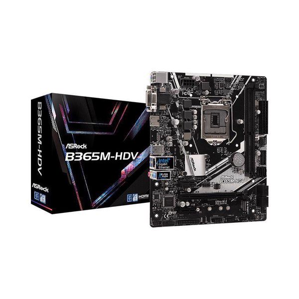 Mainboard ASROCK B365M-HDV (Intel B365, Socket 1151, m-ATX, 2 khe RAM DDR4)