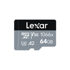 Thẻ nhớ Lexar Professional 1066x 64GB microSDXC UHS-I Card LMS1066064G-BNANG