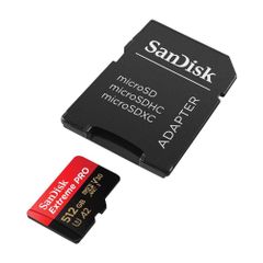 Thẻ Nhớ MicroSDXC SanDisk Extreme Pro V30 A2 512GB 170MB/s (SDSQXCZ-512G-GN6MA)