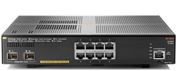 HP 2930F 8G PoE+ 2SFP+ Switch JL258A