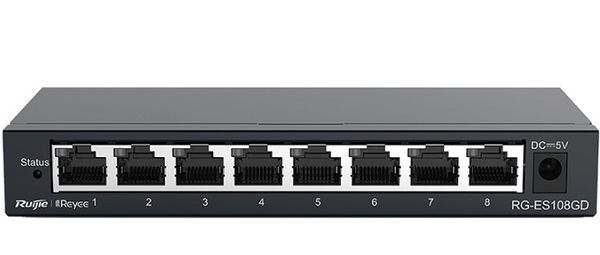 Thiết bị chia mạng 8-port Gigabit Unmanaged Switch RUIJIE RG-ES108GD