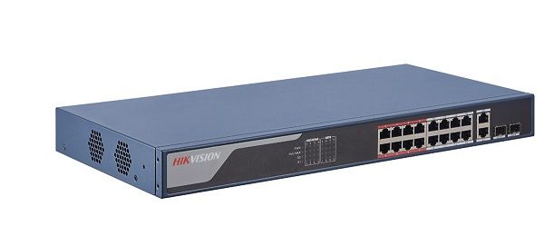 Switch 16-Port 100Mbps Fast Ethernet Smart PoE HIKVISION DS-3E1318P-EI