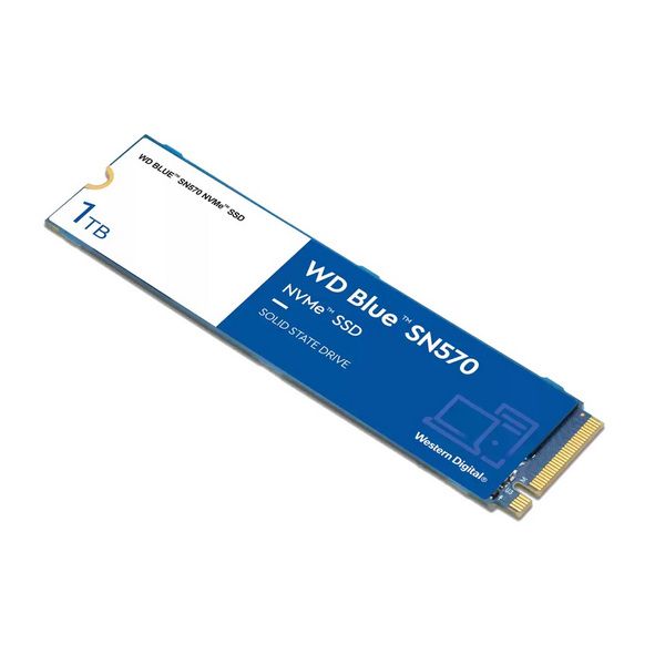 Ổ SSD Western Blue SN570 WDS100T3B0C 1Tb PCIe NVMe™ Gen3x4 M2-2280 (đọc: 3500MB/s /ghi: 3000MB/s)