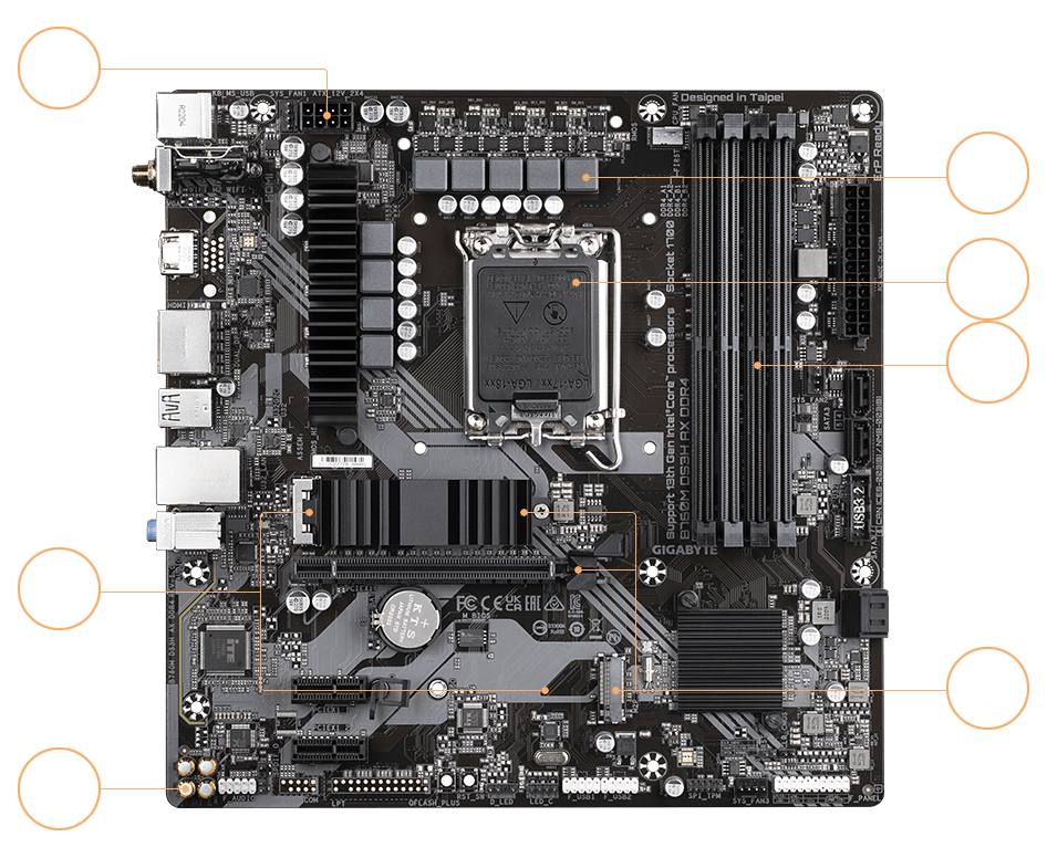 Mainboard Gigabyte B760M DS3H AX DDR4