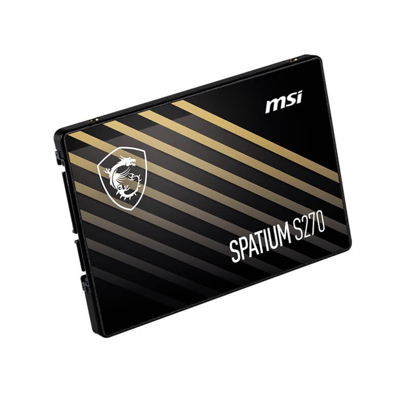 SSD MSI SPATIUM S270 2.5 inch Sata 3 (Read/Write 500/450 MB/s, 3D Nand)