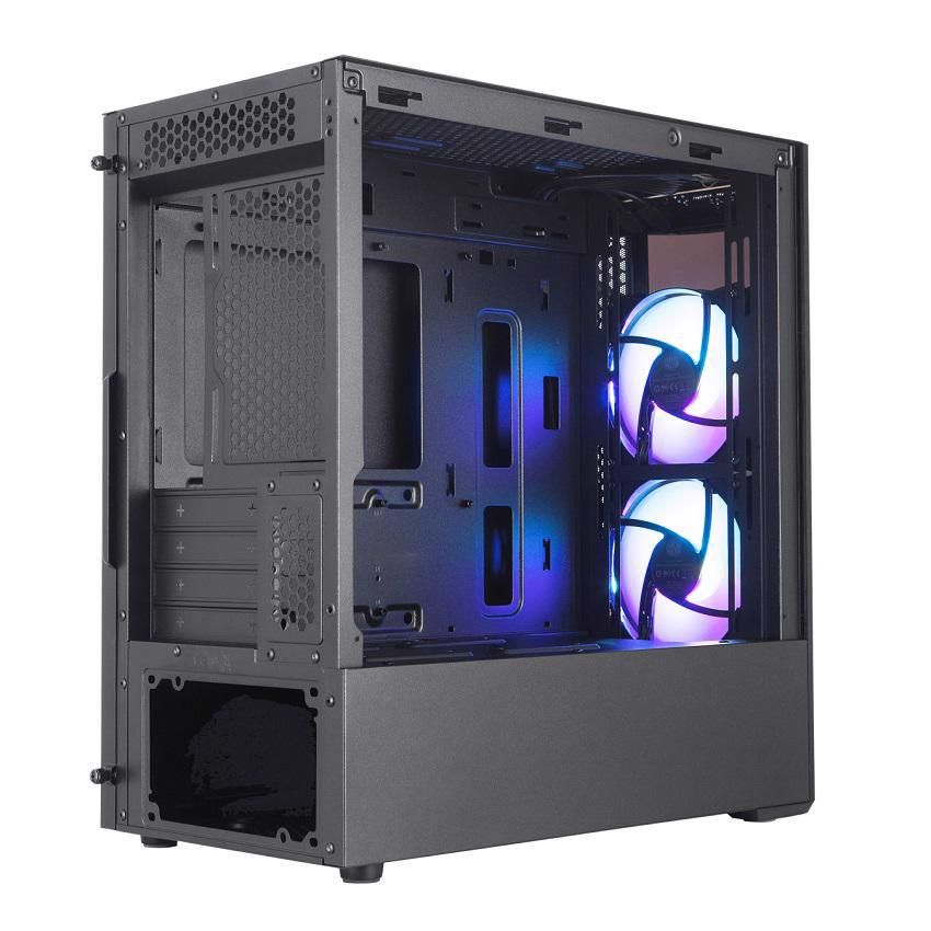 Case Cooler Master MasterBox MB320L ARGB controller (Mini Tower/Màu đen/Led ARGB/Mặt Mica)