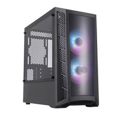 Case Cooler Master MasterBox MB320L ARGB controller (Mini Tower/Màu đen/Led ARGB/Mặt Mica)