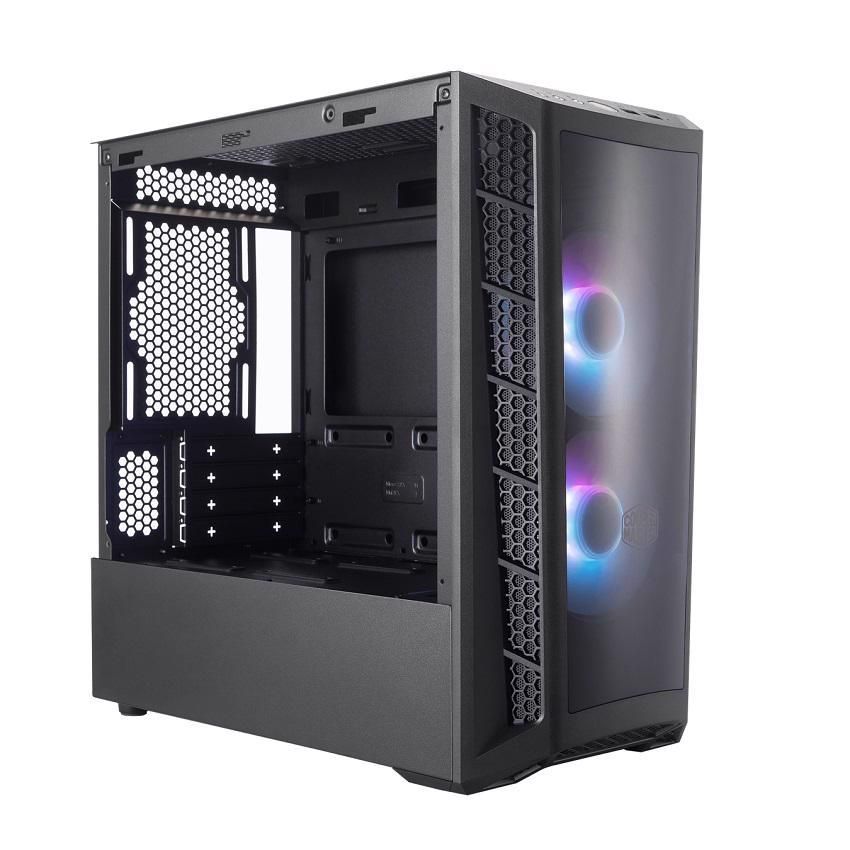 Case Cooler Master MasterBox MB320L ARGB controller (Mini Tower/Màu đen/Led ARGB/Mặt Mica)