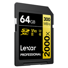 Thẻ Nhớ Lexar 2000x 64GB SDHC/SDXC UHS-II U3 (LSD2000064G-BNNNG)