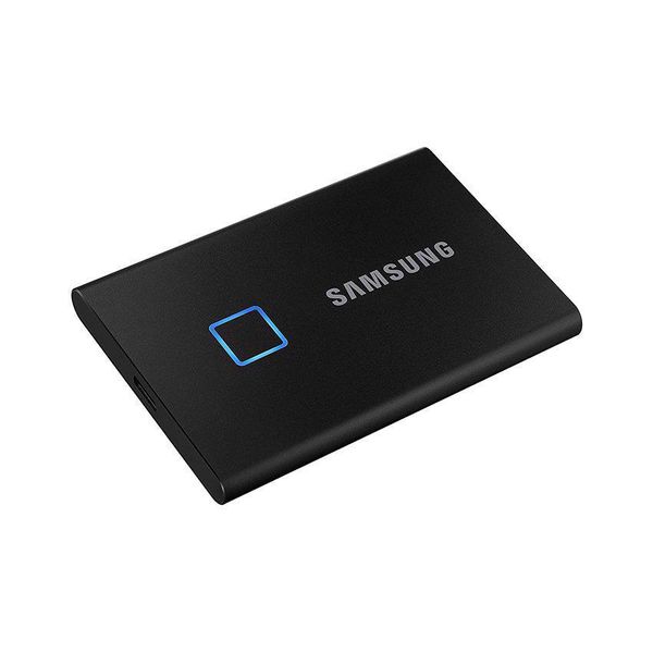 Ổ Cứng Di Động SSD Samsung T7 Touch Portable 500GB 2.5 inch USB 3.2 đen (Đọc 1050MB/s - Ghi 1000MB/s)-(MU-PC500K/WW)