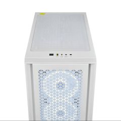 Vỏ máy tính Corsair iCUE 4000D RGB AIRFLOW QL True White - CC-9011232-WW