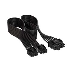 Dây cáp nguồn Corsair Premium Individually Sleeved 12+4pin PCIe Gen 5 12VHPWR 600W cable, Type 4, Black - CP-8920331