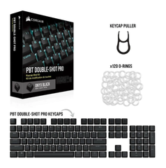 Bộ Keycap Corsair PBT Double-Shot PRO Onyx Black CH-9911060-NA