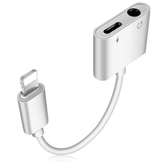 Cáp chuyển đổi vừa sạc vừa nghe điện thoại cho iphone cổng Lightning sang jack Audio 3.5