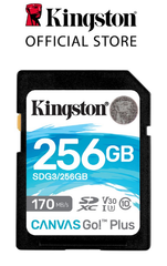 Thẻ nhớ Kingston Canvas Go Plus SD 256GB SDG3/256G
