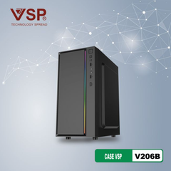 Case VSP V206B Có Sẵn LED RGB (mATX)