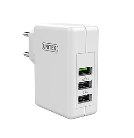 Sạc UNITEK  (3 USB) 24W (Y-P 537A)