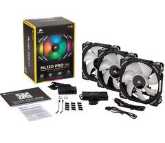 Fan Corsair ML120 PRO RGB 3 Fan Pack with Lighting Node PRO CO-9050076-WW