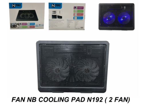 FAN NOTEBOOK COOLING PAD N192 (2 FAN)