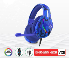 Tai Nghe VSP ESPORT GAMING VX3 USB+Jack 3.5