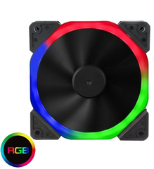 Fan HALO DUAL RING RAINBOW RGB 12CM FAN