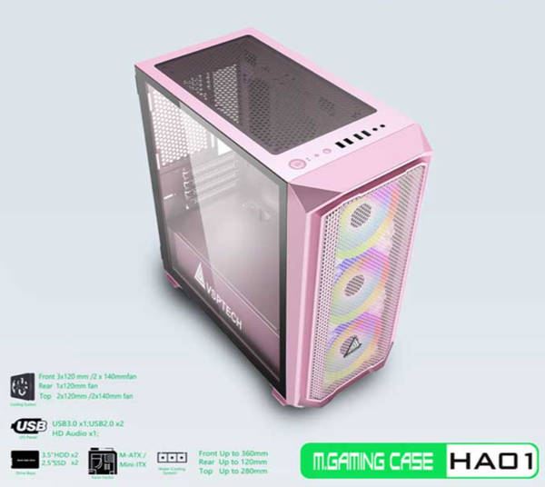 Case VSP HA01 Màu Hồng