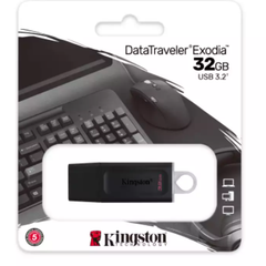 USB Kingston 32GB USB3.2 Gen 1 DataTraveler Exodia (Black + White)