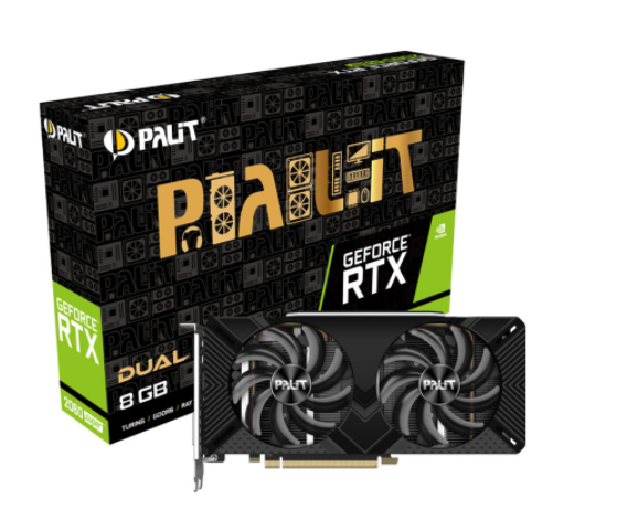 Card màn hình PALIT RTX 2060 Super Dual 8GB GDDR6 256bit