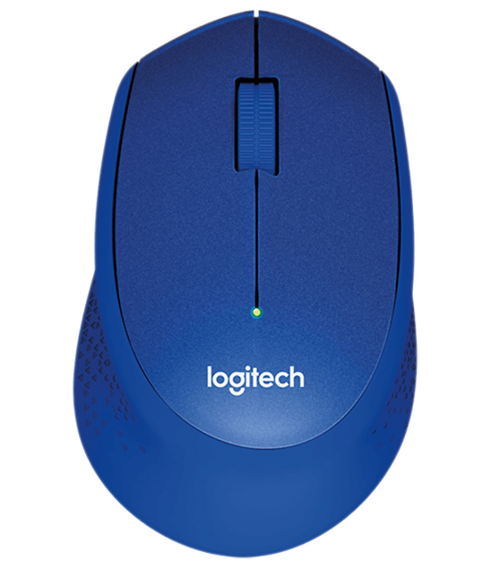 Chuột Không Dây Logitech M331 Silent (Blue) (910-004915)