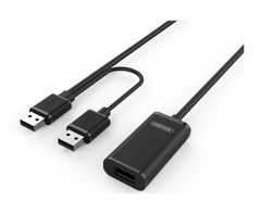 Cáp USB 2.0 nối dài 20m chính hãng Unitek Y-279 hỗ trợ USB cấp nguồn chất lượng cao