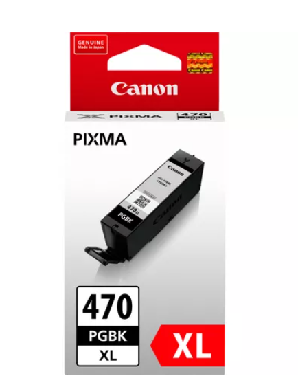 Mực in Canon PGI-470PGBK XL High Yield Pigment Black Ink Cartridge#0321C001