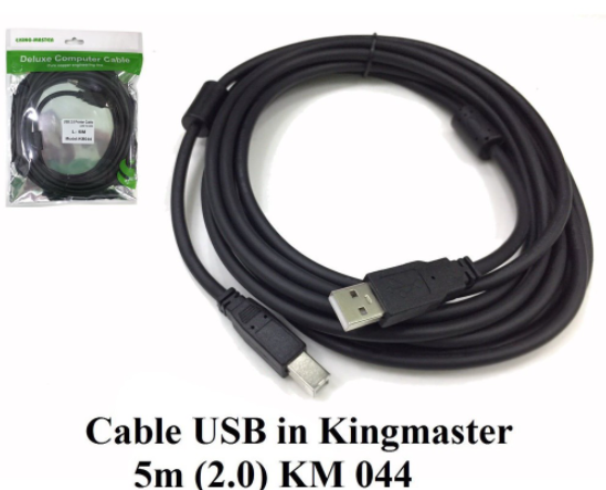 Cáp USB 2.0 dùng có máy in Kingmaster loại 1 5m KM 044