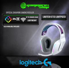 Tai nghe Logitech G733 WHITE Lightspeed Wireless Headset- 981-000886