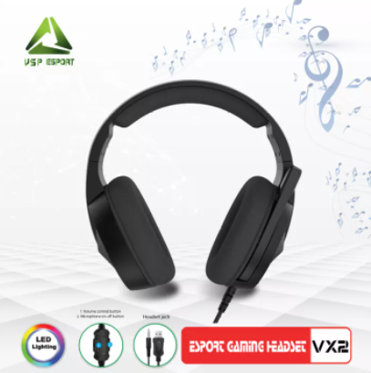 Tai Nghe Chuyên Game VSP ESPORT GAMING VX2 USB+Jack 3.5