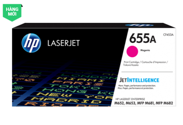 Mực in HP 655A Magenta Original LaserJet Toner Cartridge (CF453A)