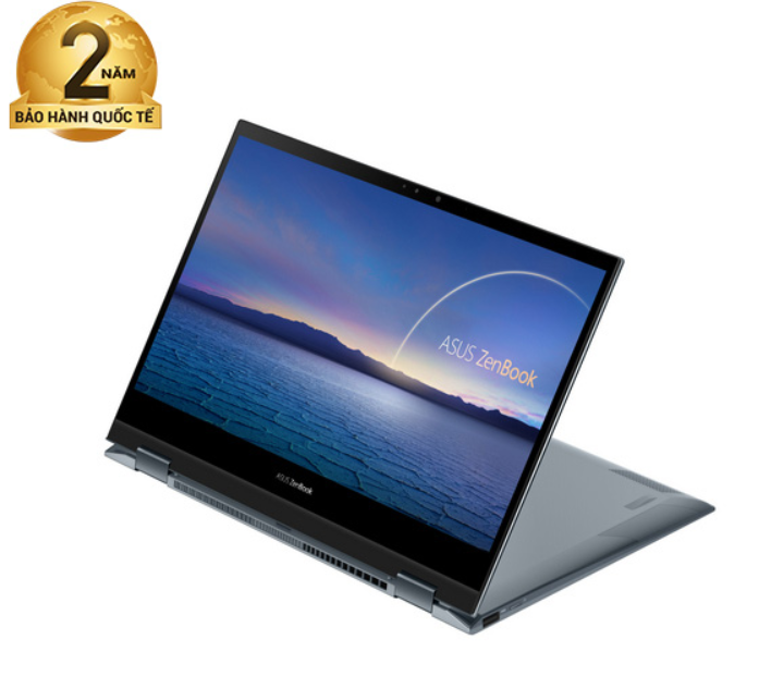 Laptop Asus Zenbook Flip 13 UX363EA-HP532T (i5-1135G7/ 8GB/ 512Gb SSD/ 13.3FHD Touch/ VGA ON/ Win10/ Pine Grey/ Túi Sleeve/ Pen/ NumPad)