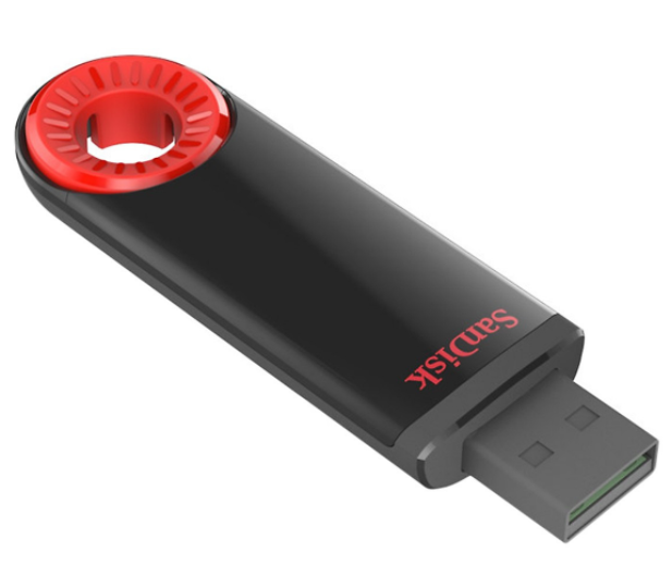 USB SanDisk Cruzer Dial USB Flash Drive | SDCZ57-064G-B35 | USB 2.0