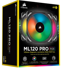 Fan Corsair ML120 PRO RGB 3 Fan Pack with Lighting Node PRO CO-9050076-WW