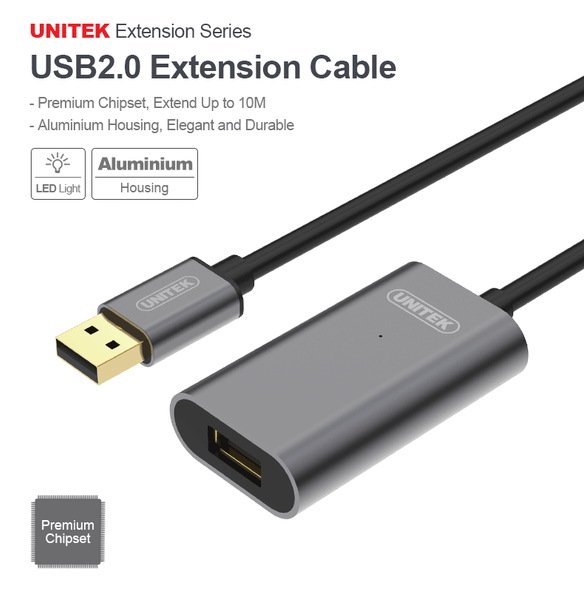 Cáp USB Nối Dài 2.0 (20m) Extension Unitek Y-279