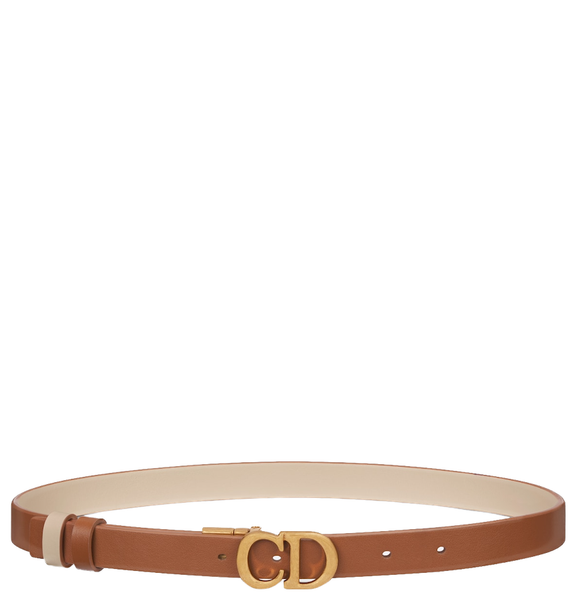  Thắt Lưng Nữ Dior Reversible Saddle Belt 'Golden Caramel Beige' 