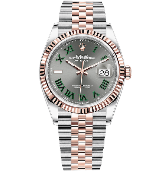  Đồng Hồ Nam Rolex Datejust 'Silver Pink' 