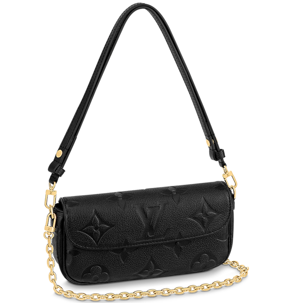  Túi Nữ Louis Vuitton Ivy Wallet On Chain Bag 'Black' 