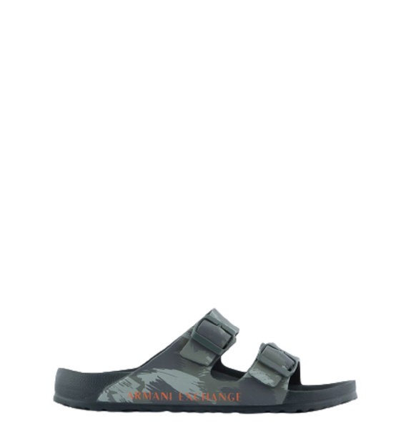  Dép Armani Exchange Sandal Green 