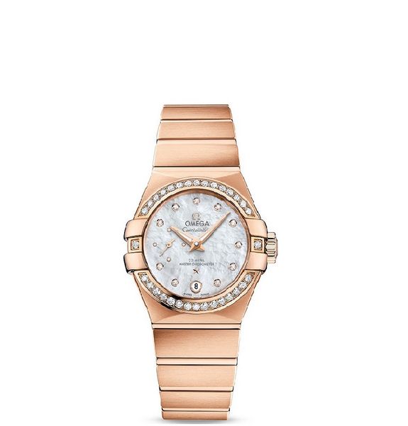  Đồng Hồ Nữ Omega Constellation Mother of Pearl Dial 'Rose Gold' 