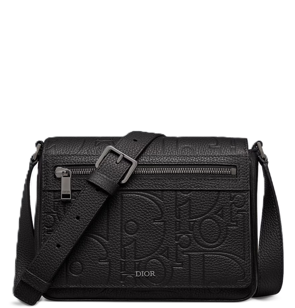  Túi Nam Christian Dior Messenger Bag Flap 'Black' 