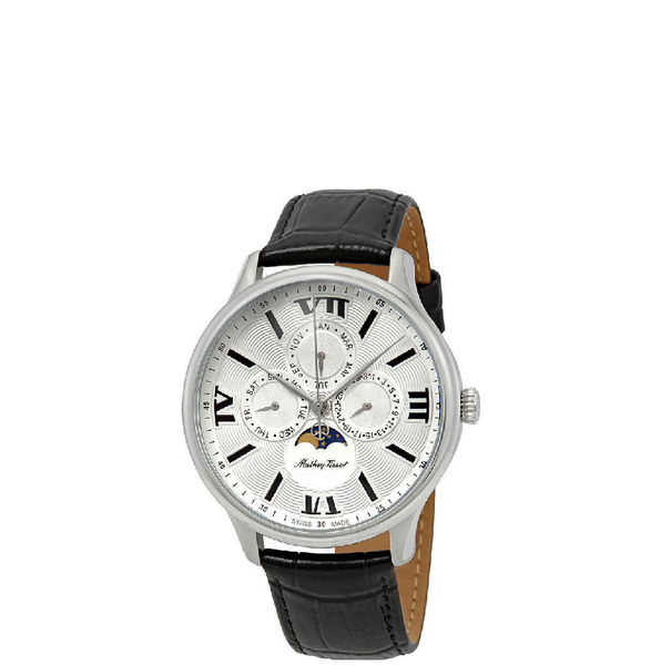  Đồng Hồ Nam Mathey-Tissot Edmond Moon Phase Silver Dial 