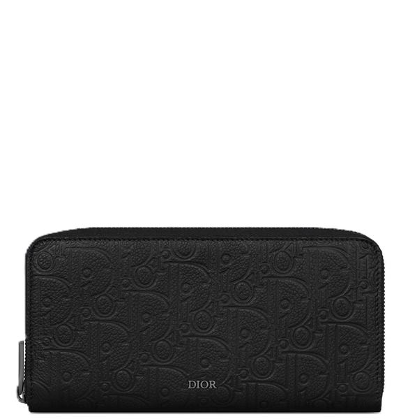  Ví Nam Christian Dior Zipped Long Wallet 'Black' 