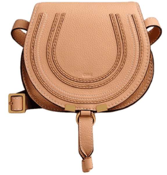  Túi Nữ Chloe Marcie Round Saddle 'Pink' 