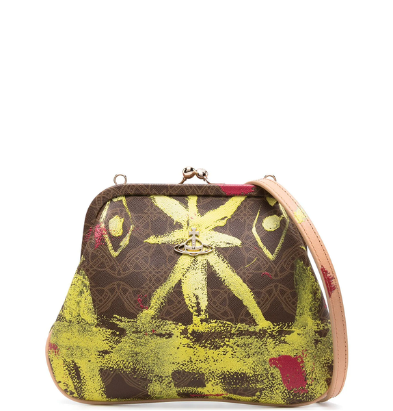  Túi Nữ Vivienne Westwood Clutch Leather Clutch Bag 'Multicolor' 