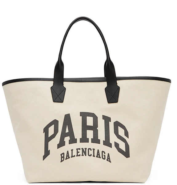  Túi Nam Balenciaga Off-White Large Paris Tote 'Beige' 